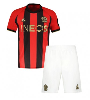 OGC Nice Hemmakläder Barn 2024-25 Kortärmad (+ Korta byxor)
